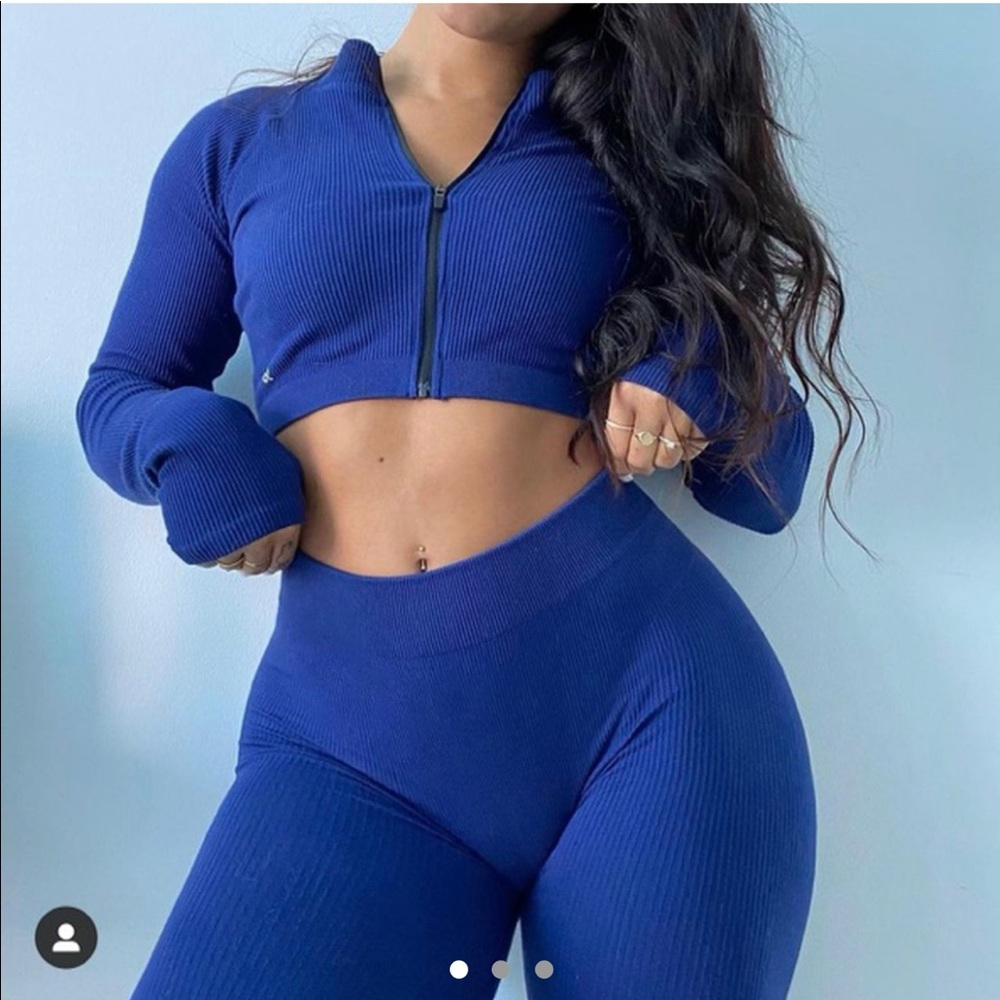 Ribbed Cropped Jacket